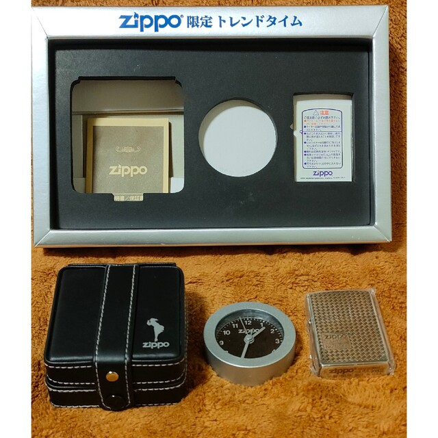 希少品　新品未開封　2000年製　zippo限定トレンドタイム　ジッポライター