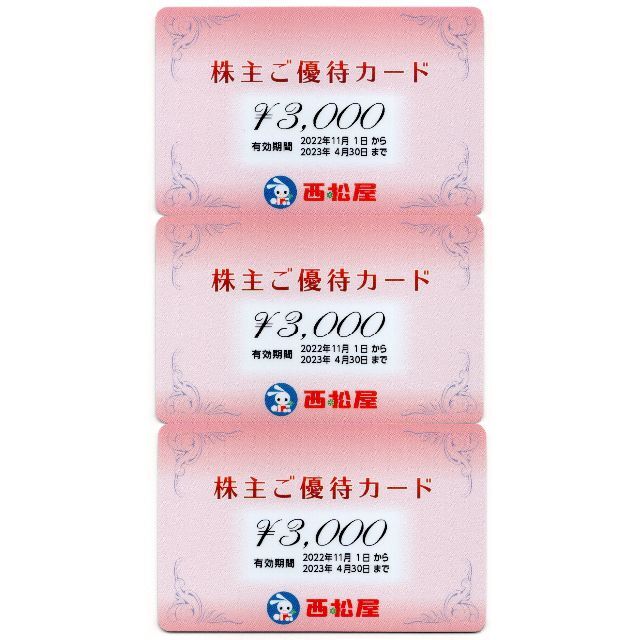 西松屋 株主優待 9000円分 即日発送可 webprodavnica.rs