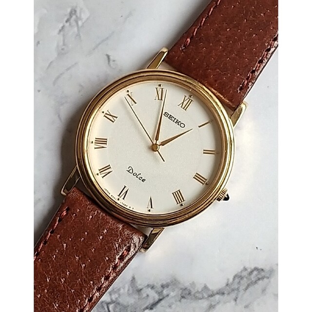 本物品質の SEIKO セイコー ドルチェ時計 メンズ クオーツ