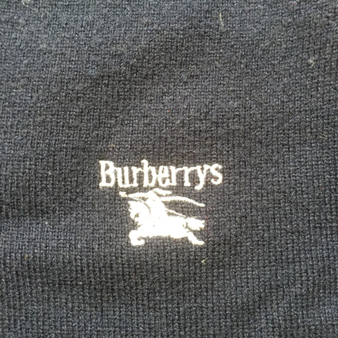 BURBERRY(バーバリー)の価格変更♪バーバリー ベスト 濃紺 メンズ M〜L ビンテージ メンズのトップス(ベスト)の商品写真