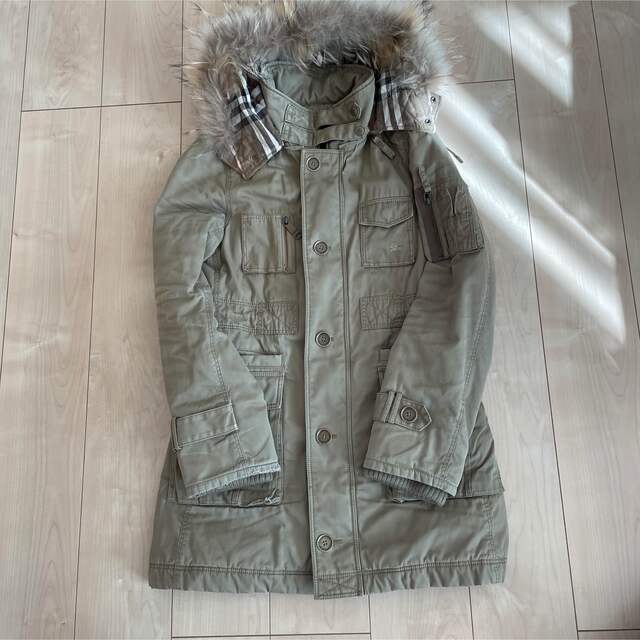 BURBERRY BLUE LABEL - バーバリーブルーレーベルモッズコート40の通販