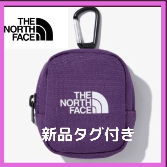 THE NORTH FACE(ザノースフェイス)のTHE NORTH FACE ノースフェイス ミニポーチ 紫 パープル 正規品 メンズのバッグ(その他)の商品写真