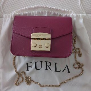 フルラ(Furla)の大幅値下げ！美品　フルラ　Furla　チェーンバッグ　ピンク(ショルダーバッグ)