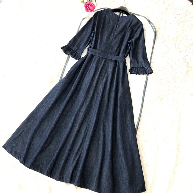 マックスマーラ】 'S Max Mara しなやかなデニムロングワンピース
