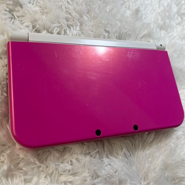 Newニンテンドー3DS LL ピンク×ホワイト 動作確認済み 安い特販