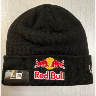 ニューエラー(NEW ERA)の【新品】RedBull ニューエラニット　ブラック　翌日発送(ニット帽/ビーニー)