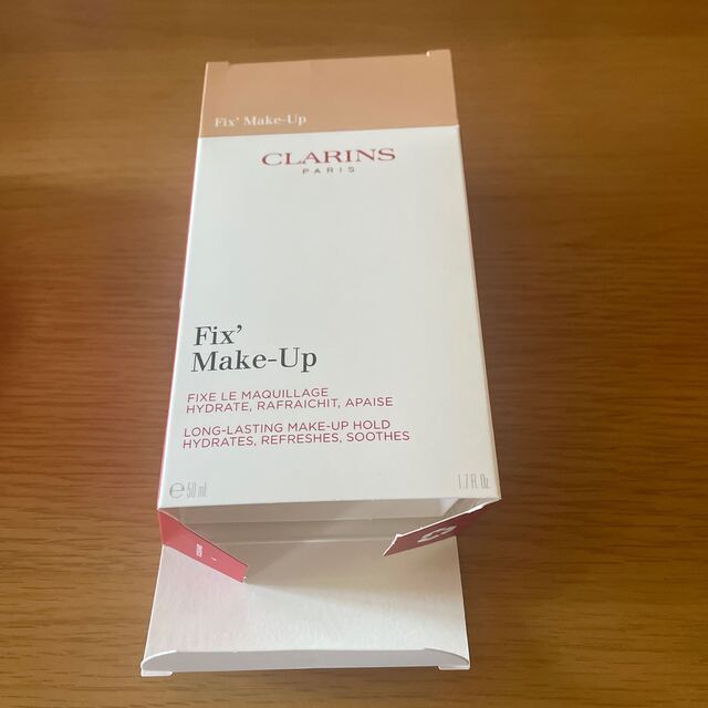 CLARINS(クラランス)のフィックス  メイクアップ　アフターメイクアップローション　空瓶2個　空箱1個 コスメ/美容のベースメイク/化粧品(その他)の商品写真