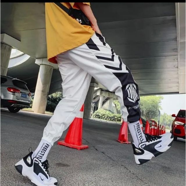 新商品 カーゴパンツ ストリート ブラック ヒップホップ L リール