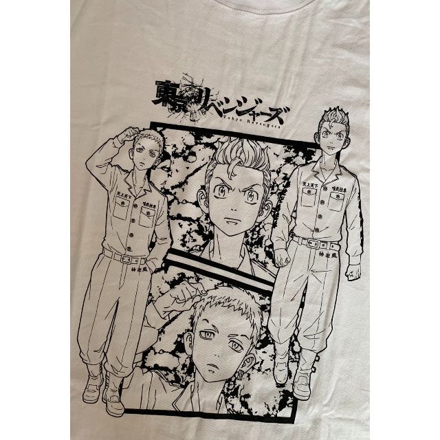 東京リベンジャーズ　長袖・Tシャツ　（BL×1p＋Wh×1p）合計2枚　（b）　 エンタメ/ホビーのアニメグッズ(その他)の商品写真