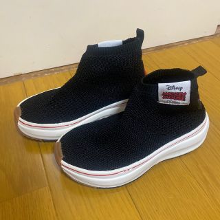 ザラキッズ(ZARA KIDS)の美品ZARAミニーハイカットスニーカー16.9cm(スニーカー)