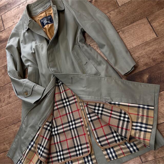 Burberry´s バーバリー 総柄ノバチェック コートライナー付き カーキ