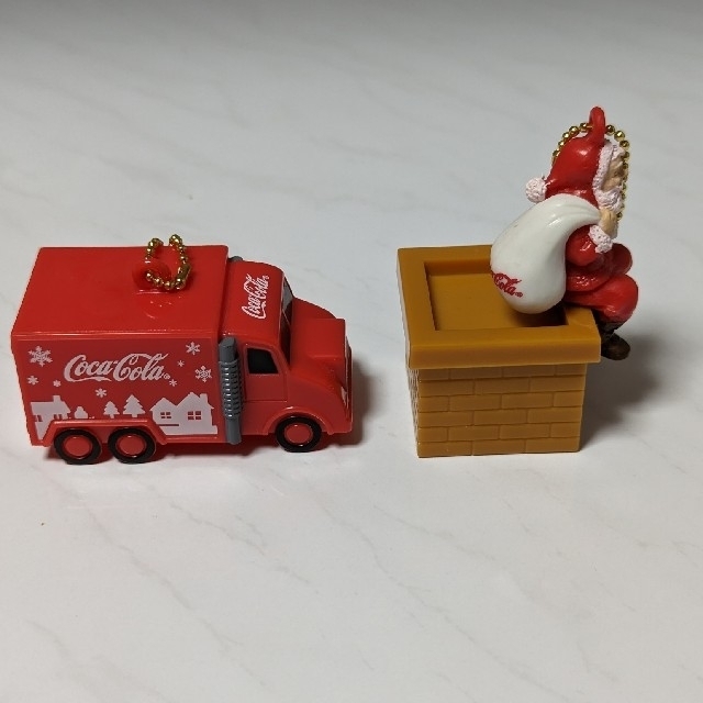 コカ・コーラ(コカコーラ)のコカコーラ グッズ コースター 光る クリスマス サンタ エンタメ/ホビーのコレクション(ノベルティグッズ)の商品写真