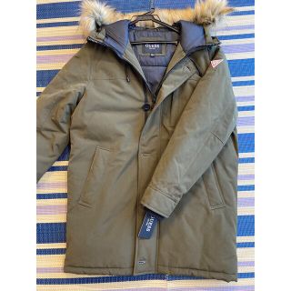 GUESS - GUESS ゲス ヘビーウエイトツイルミリタリーモッズコートの