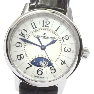 ジャガールクルト(Jaeger-LeCoultre)のメーカーOH済 ジャガー・ルクルト JAEGER-LECOULTRE Q3468490 ランデヴー ナイト&デイ 11Pダイヤ 自動巻き レディース _703178(腕時計)