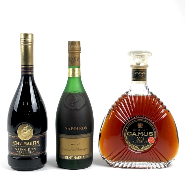 バイセルブランデーセット3本 REMY MARTIN CAMUS コニャック