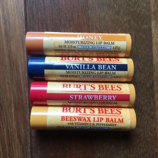 バーツビーズ(BURT'S BEES)のバーツビーズ リップ 4本まとめて(リップケア/リップクリーム)