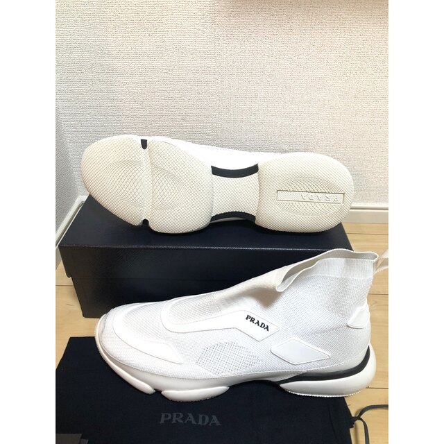 PRADA(プラダ)の新品　プラダ　ソックススニーカー　PRADA 11 メンズの靴/シューズ(スニーカー)の商品写真