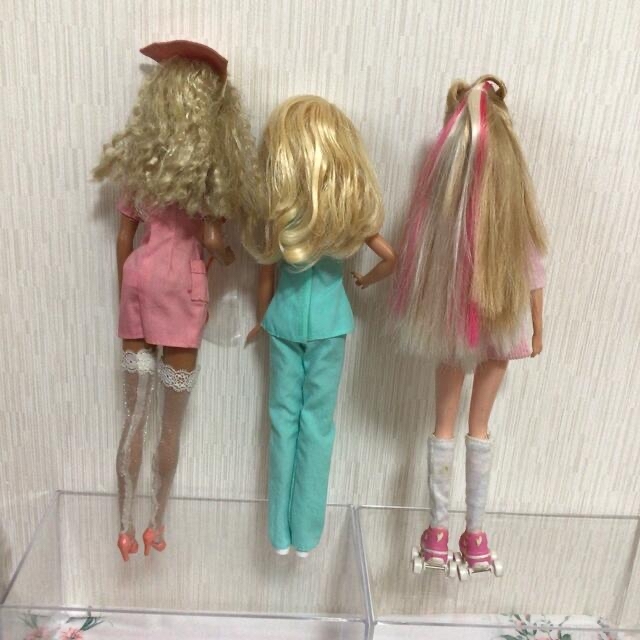 Barbie(バービー)のバービー人形　3体　Barbie    ⑪ キッズ/ベビー/マタニティのおもちゃ(ぬいぐるみ/人形)の商品写真