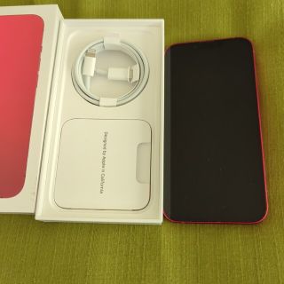 アイフォーン(iPhone)のiphone13 128GB Red シムフリー(スマートフォン本体)