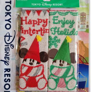 ディズニー(Disney)のディズニーランド⭐シー⭐リルリンリン⭐ミニタオル⭐２枚セット⭐クリスマス⭐(ぬいぐるみ)