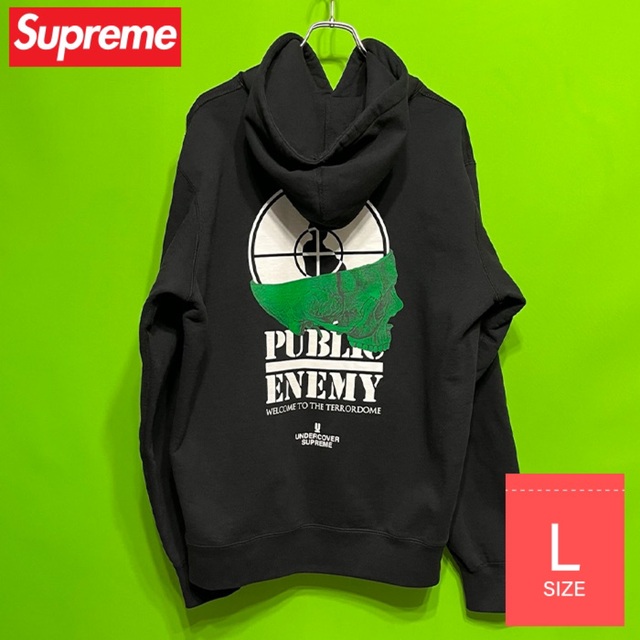 Supreme undercover PUBLIC ENEMY パーカー　L