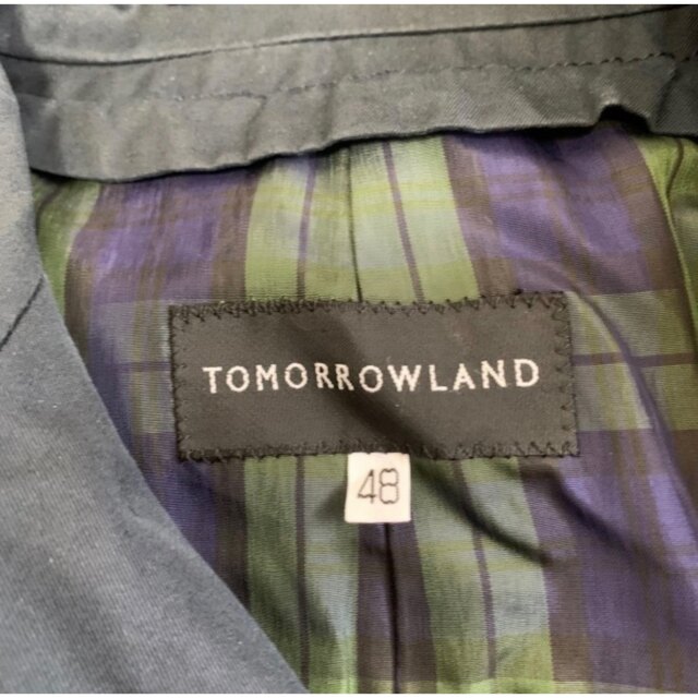 TOMORROWLAND(トゥモローランド)のトゥモローランド TOMORROWLAND サイズ48 XL ネイビー メンズ メンズのジャケット/アウター(ステンカラーコート)の商品写真