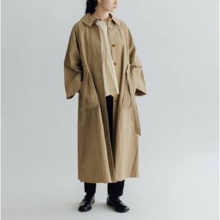 ネストローブ(nest Robe)のMAGALI コットンリネン ウェザートレンチコート ロング(ロングコート)