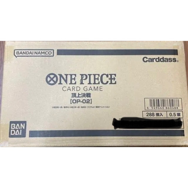 ONE PIECE - バンダイ  ONE PIECEカードゲーム 頂上決戦【OP-02】カートン