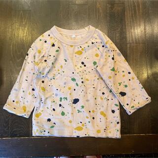 コエ(koe)のコエ KOE 子供服 長袖 薄手 トレーナー ペイントミクスチャー 110 肌色(Tシャツ/カットソー)