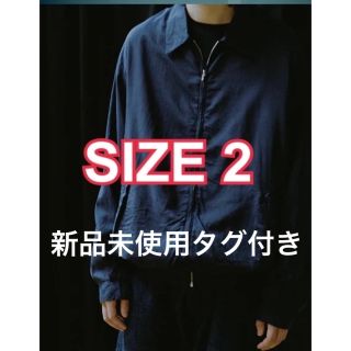 comoli 22aw シルクスイングトップ　新品未使用タグ付き　サイズ2(その他)