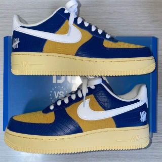 NIKE ナイキ エアフォース ワン ロー アンディフーテッド スニーカー 青-