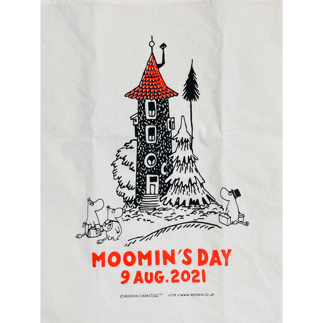 MOOMIN(ムーミン)のムーミン　エコバッグ　トートバッグ　非売品 レディースのバッグ(エコバッグ)の商品写真