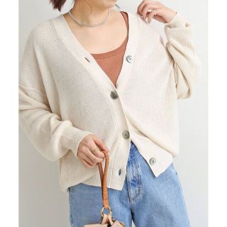 イエナ(IENA)の【IENA】LEUVEN LINEN カーディガン 美品(カーディガン)