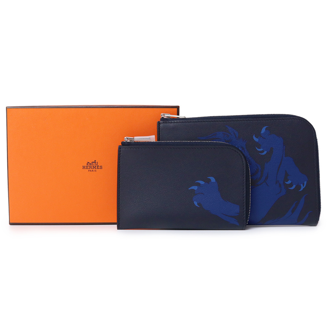 Hermes - エルメス リミックス デュオ シメール ウォレット ドラゴン L