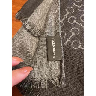 Hermes - エルメス カシミヤ シルク リバーシブル ストール マフラー
