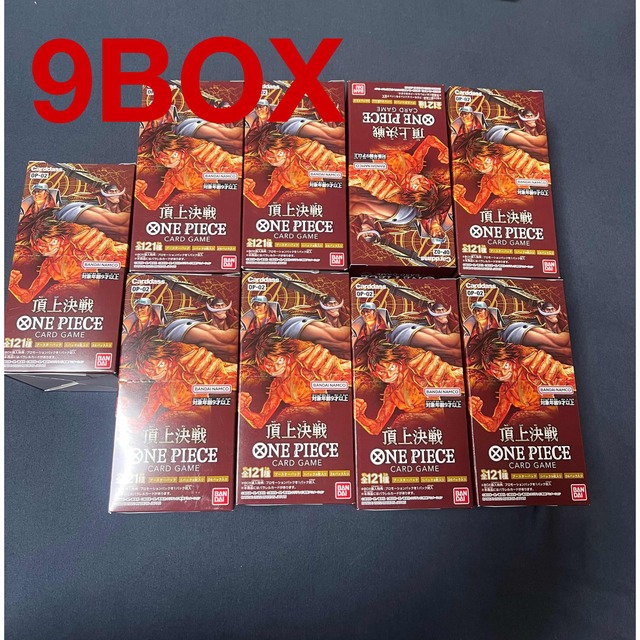 レビュー高評価の商品！ CARD PIECE ONE 未開封 9BOX - PIECE ONE GAME 頂上決戦 第二弾 Box/デッキ/パック