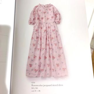 ジェーンマープル 新品ラナンキュラスジャカードティアードドレス-