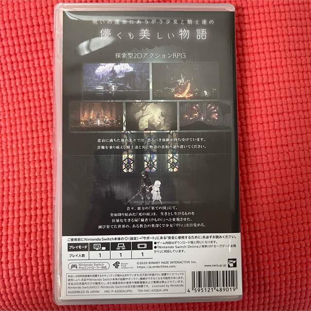 Nintendo Switch(ニンテンドースイッチ)の【美品】ENDER LILIES: Quietus of the Knights エンタメ/ホビーのゲームソフト/ゲーム機本体(家庭用ゲームソフト)の商品写真