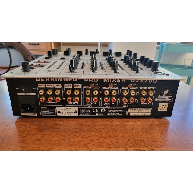 BEHRINGER (ベリンガー) DJX700 5チャンネルDJミキサー 楽器のDJ機器(DJミキサー)の商品写真