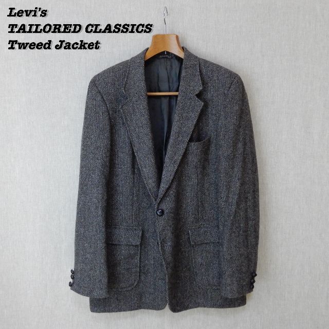 Levi's Wool Tweed Jacket 1980s 41L 