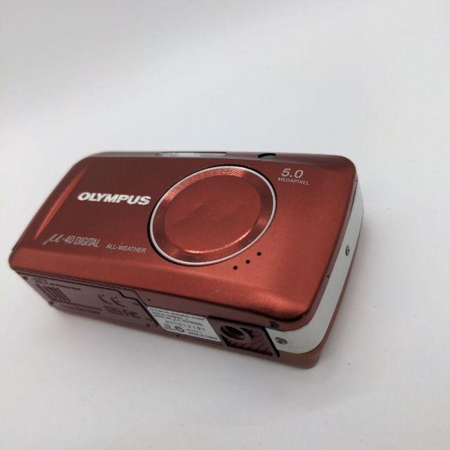 OLYMPUS(オリンパス)のOLYMPUS ミュー40 DIGITAL REDMOON スマホ/家電/カメラのカメラ(コンパクトデジタルカメラ)の商品写真