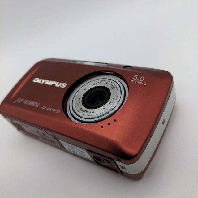 OLYMPUS(オリンパス)のOLYMPUS ミュー40 DIGITAL REDMOON スマホ/家電/カメラのカメラ(コンパクトデジタルカメラ)の商品写真