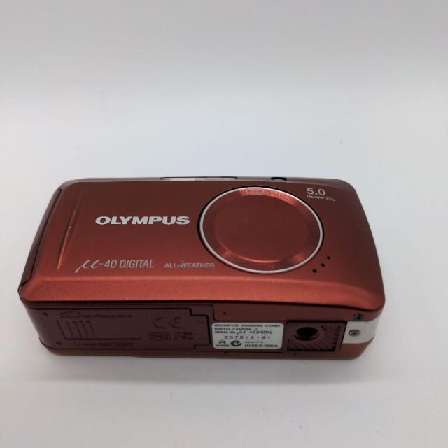 OLYMPUS(オリンパス)のOLYMPUS ミュー40 DIGITAL REDMOON スマホ/家電/カメラのカメラ(コンパクトデジタルカメラ)の商品写真