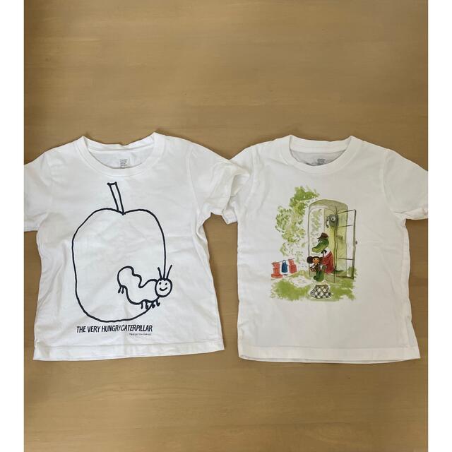 Design Tshirts Store graniph(グラニフ)のグラニフTシャツ110 2枚セット キッズ/ベビー/マタニティのキッズ服男の子用(90cm~)(Tシャツ/カットソー)の商品写真