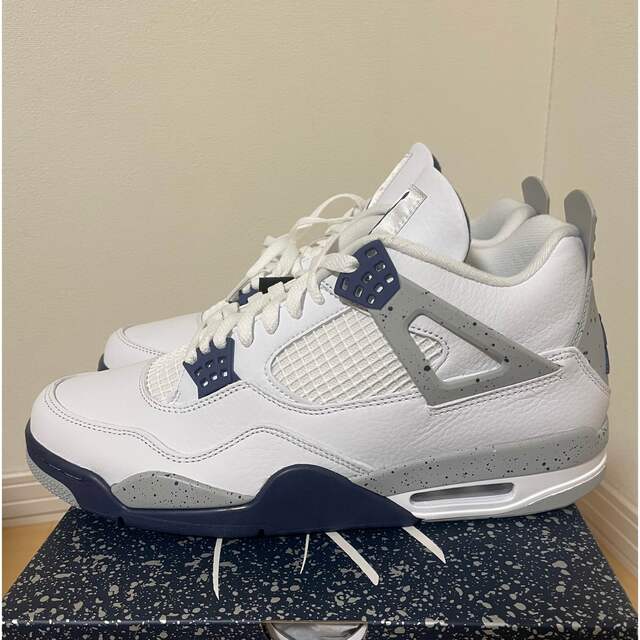 NIKE(ナイキ)のAIR JORDAN 4 AJ4 RETRO MIDNIGHT NAVY メンズの靴/シューズ(スニーカー)の商品写真