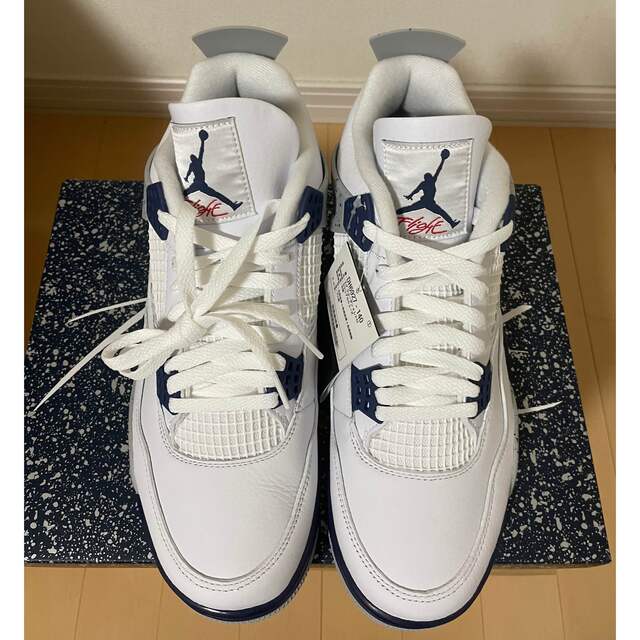 NIKE(ナイキ)のAIR JORDAN 4 AJ4 RETRO MIDNIGHT NAVY メンズの靴/シューズ(スニーカー)の商品写真