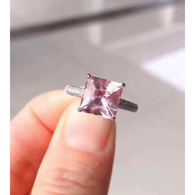 ⭐天然モルガナイト  ダイヤ  リング k18 3.35ct