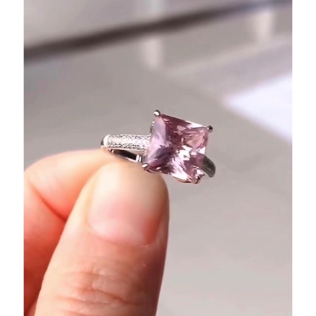 2024経典】 ⭐天然モルガナイト ダイヤ リング k18 3.35ct