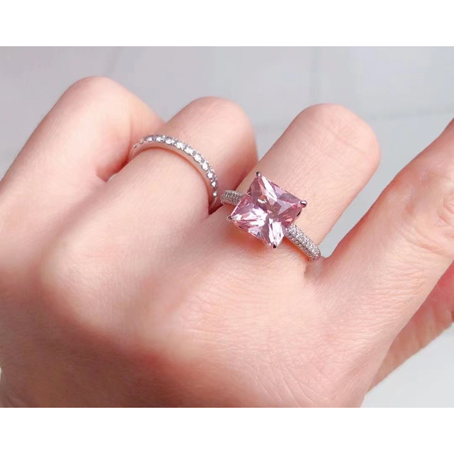 ⭐天然モルガナイト  ダイヤ  リング k18 3.35ct