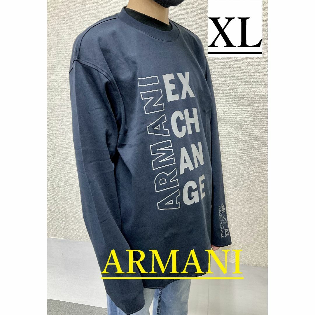 ARMANI EXCHANGE(アルマーニエクスチェンジ)のAX　トレーナー 1222　XLサイズ　新品　アルマーニ　6LZMHZ メンズのトップス(スウェット)の商品写真